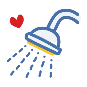 illustrated shower icon
